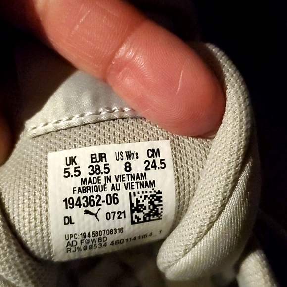 NWOB PUMA Cell Fraction Women's Light Gray Running Shoes - Size 8 - Picture 5 of 10